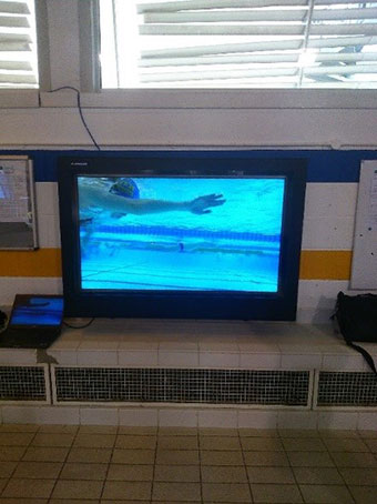 Boîtier LCD PDS dans la piscine